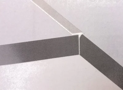 T lajsna za radnu ploču debljine 4 cm za spajanje pod uglom AL4260 - Slika 2