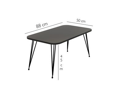 Dekorativni klub sto - metalne noge - Slika 4