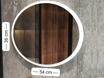 Ovalno belo ogledalo - Slika 3