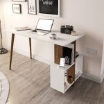 rdadni sto univer sa drvenim nogama u dve boje 2