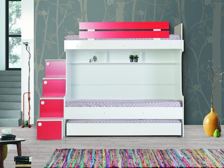 deciji krevet na sprat crvena munja ak 2a