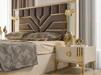 Set za spavaću sobu Madrid Cream - Slika 5