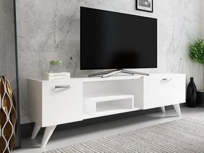 tv komoda belo asimetrična vrata 1a