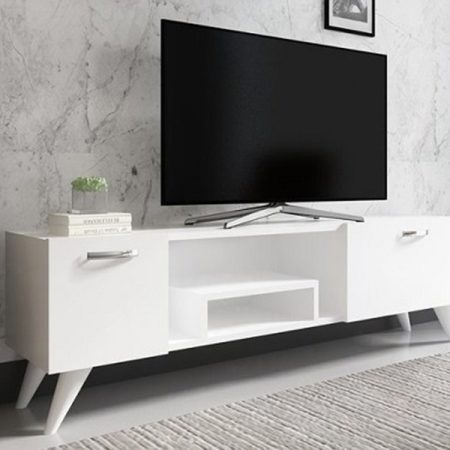tv komoda belo asimetrična vrata 1a