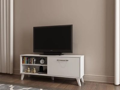 tv komoda i polica belo 1a