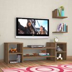 tv komoda orah sa zidnim policama 1a