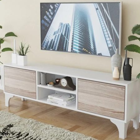 tv komoda romeo belo hrast cordoba 1a