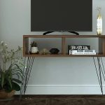 tv komoda ukrasne metalne noge orah 1a