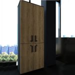 kancelarijski plakar antracit orah 1a