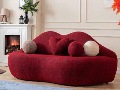 sofa usne crveni tapacirung ey 1a