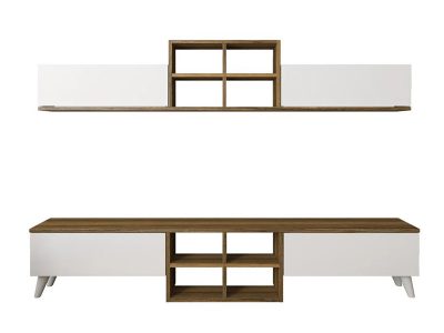 Tv komoda Jupiter drvni dezen - belo - Slika 3