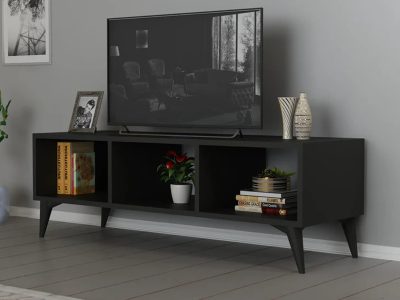 tv komoda kent crna 1c
