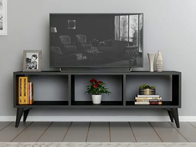 Tv komoda Kent crna - Slika 3