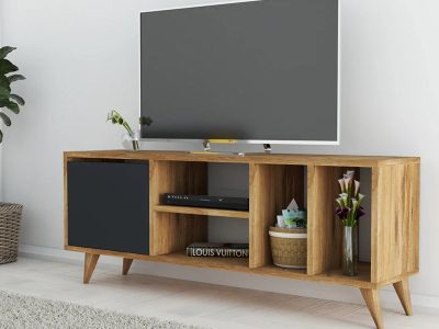 tv komoda mayer drvni dezen antracit 1a