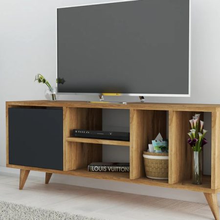 tv komoda mayer drvni dezen antracit 1a