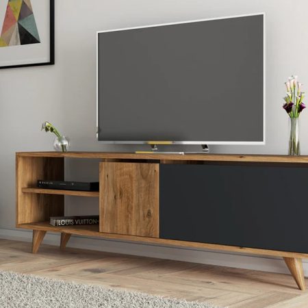 tv komoda nepal drvni dezen antracit 4a