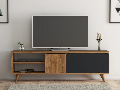 Tv komoda Nepal drvni dezen boja - Slika 2