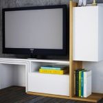 tv komoda sa stocicima za kafu belo dezen 2a