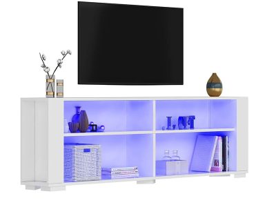 Tv komoda Sona belo sa led rasvetom - Slika 3