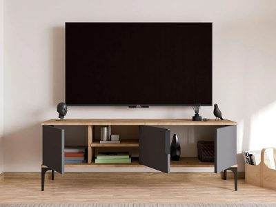 Tv komoda Style antracit - dezen - Slika 4