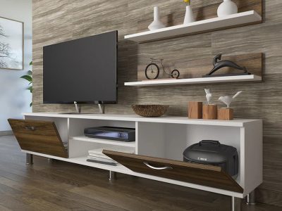 Tv komoda Dekor belo orah - Slika 2