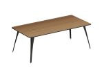 konferencijski sto metalne noge dezen trešnja 220 cm 2a