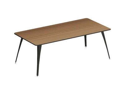 konferencijski sto metalne noge dezen trešnja 220 cm 2a