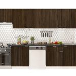 kuhinja alina braon dezen aspiratorski element ploca siva 300 cm 1a