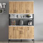 kuhinjski komplet 8 vrata belo bor 3a