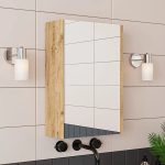 kupatilski ormaric sa ogledalom belo atlantik bor 6a