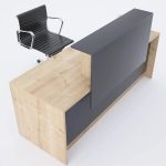 prijemni pult klupa antracit dezen 140 cm 1a