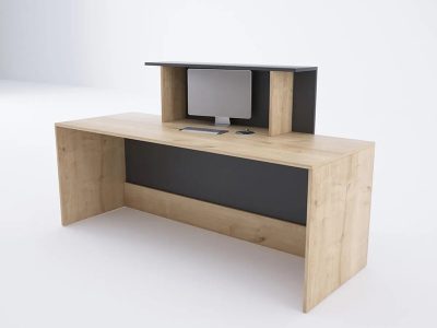 Prijemni pult Klupa antracit- dezen 140 cm - Slika 2