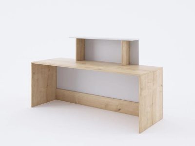 Prijemni pult Klupa belo - dezen 140 cm - Slika 2