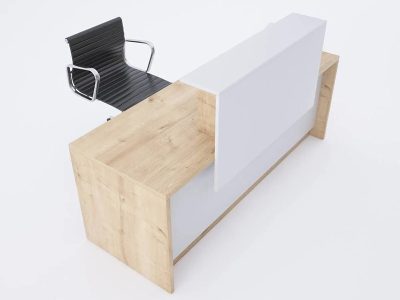 Prijemni pult Klupa belo - dezen 140 cm - Slika 3
