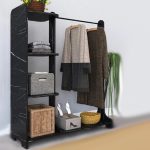 civiluk i polica crni mermer metal 1a