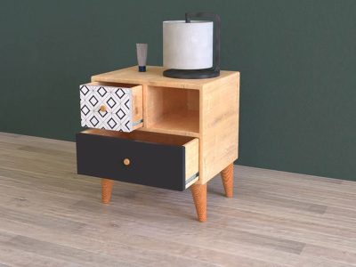 nocni stocic color 2 fioke safir hrast 3a