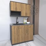 kuhinja dezen antracit radna ploca siva 100 cm 1a