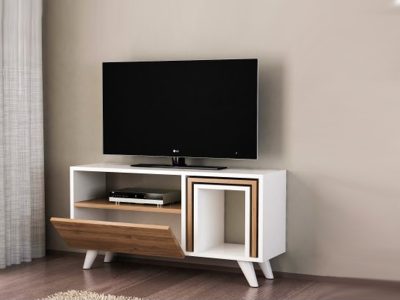 tv komoda nova belo hrast 1a