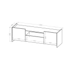 Tv komoda SN 150 - Slika 3