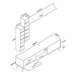 Tv komoda SN 165 - Slika 3