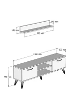 Tv komoda SN 336 - Slika 3