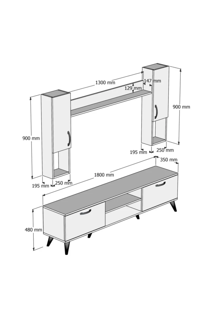 Tv komoda SN 343 - Image 3